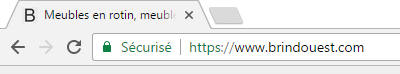 Affichage https dans Chrome