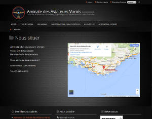 Page de contact - aeroclubcuers.fr - screenshot 3