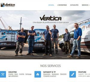 Site vitrine Vertica.bzh, travaux en hauteur